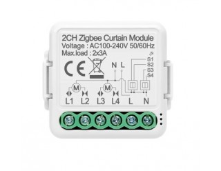 Akubela 2 Gang Zigbee Curtain Module